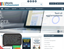 Tablet Screenshot of libreriaprofessionisti.it